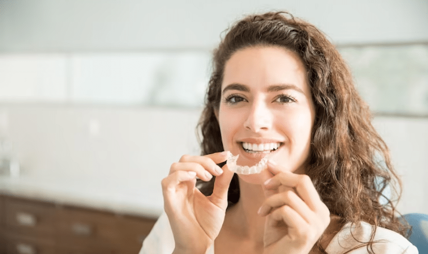 clear aligners on oral health